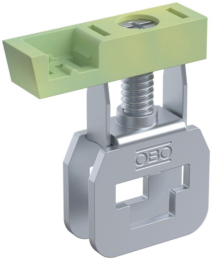 Borne PE Bettermann 4mm² 6×7mm pour FireBox T 24×7×26mm vert/jaune