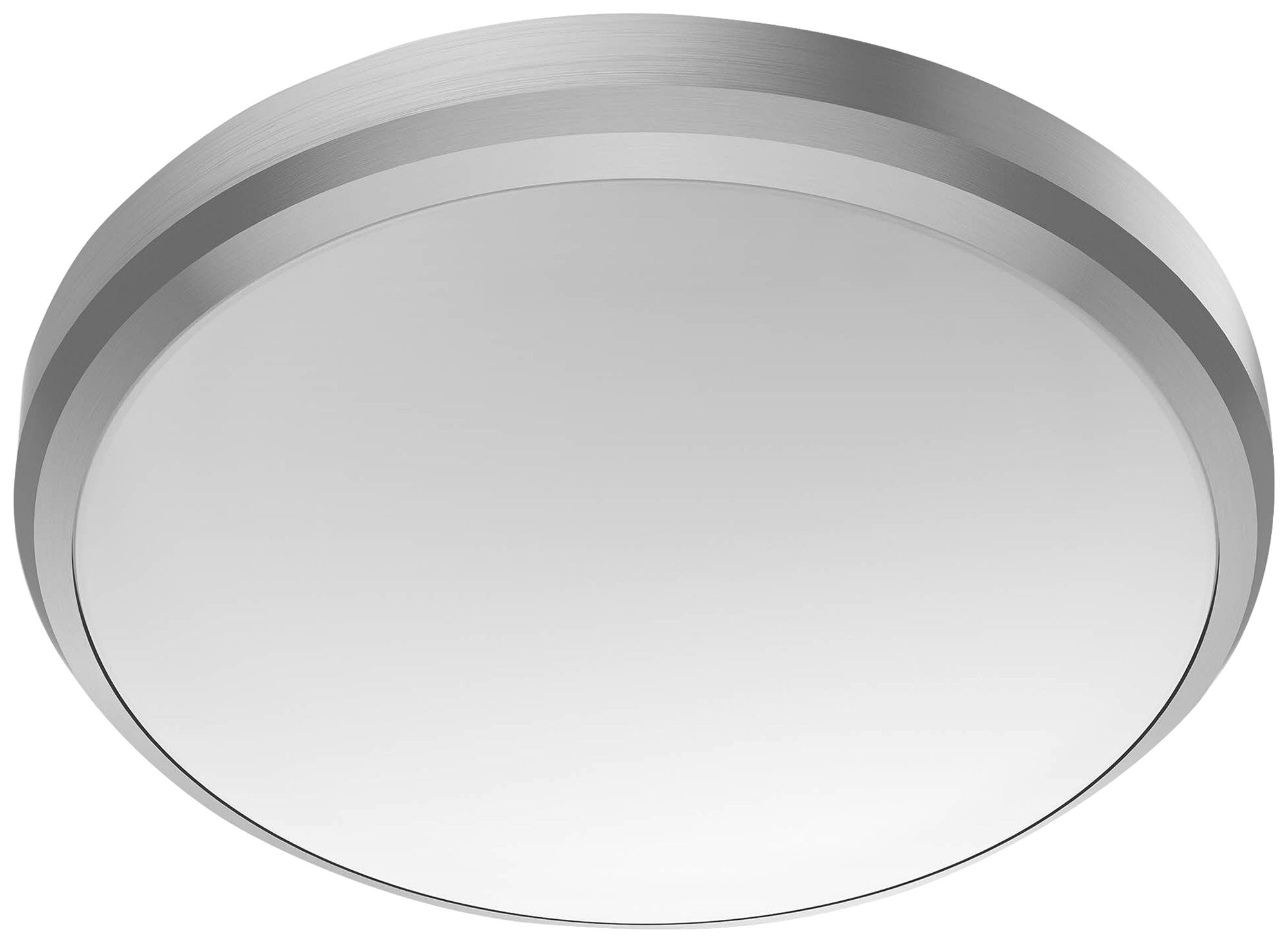 LED-Deckenleuchte Philips Doris 6W 600lm 2700K IP54 Ø220mm Nickel
