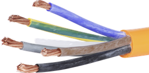 Cavo EPR-PUR 5×25mm² 3LNPE arancione