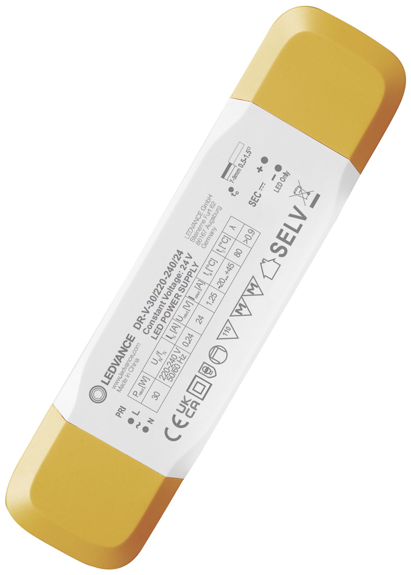 Convertitore LED LEDVANCE DR-V IP20 30W 24V