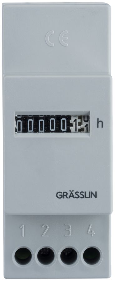 Compteur d'heures de service AMD Elbro taxxo 403, 110…120VAC, 50Hz, gris