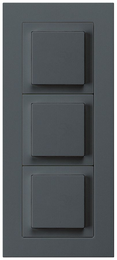 UP-Kombination kallysto.pro Gr.I-I-I vertikal 3×Schalter S3 anthrazit