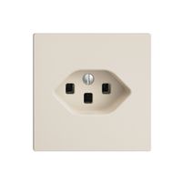 UP-Steckdose EDIZIOdue T23 16A crema, mit Steckklemmen