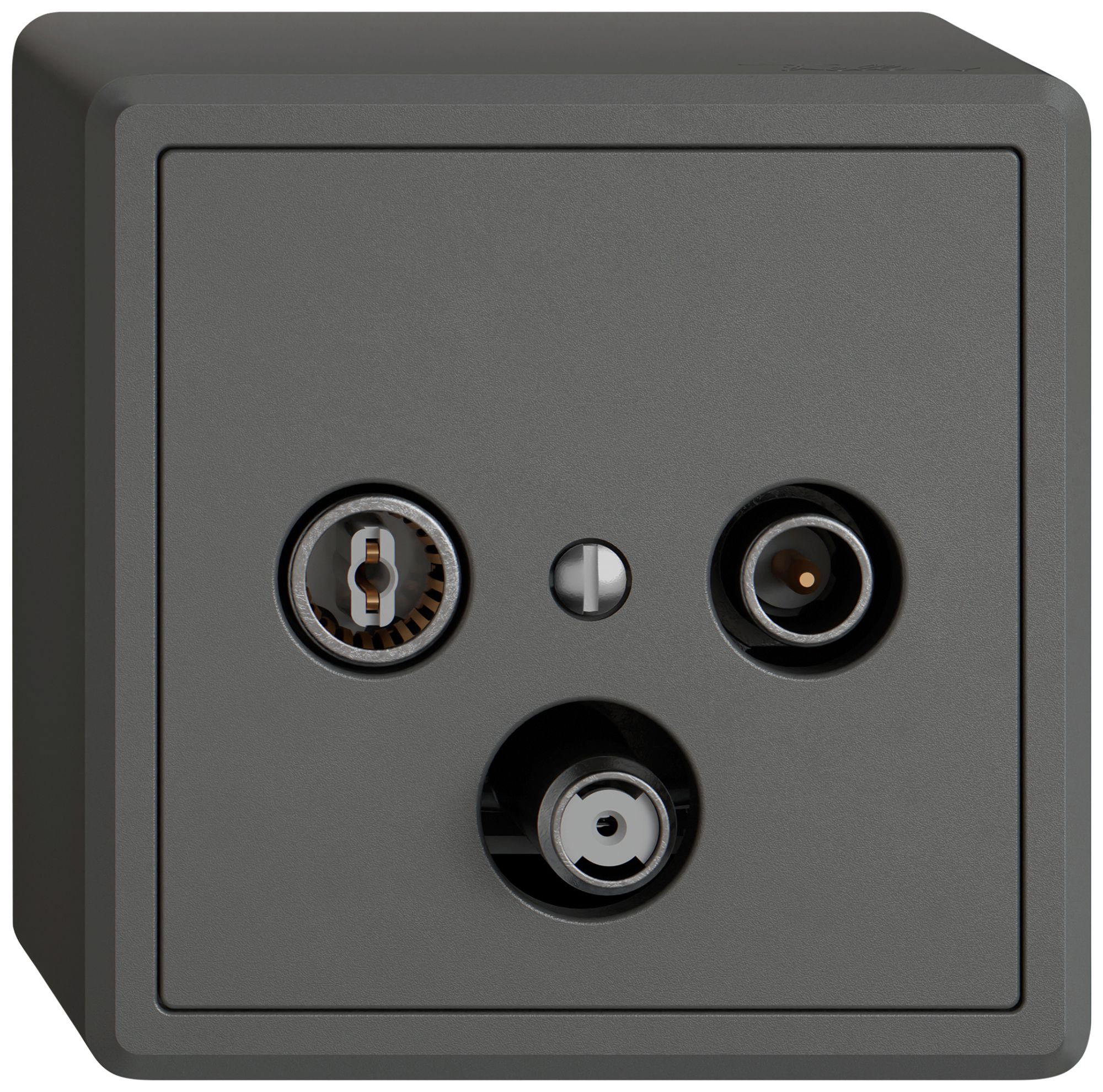 AP-Antennendose TV-R-SAT EDIZIO.liv SNAPFIX® DB52 Stichdose dgu