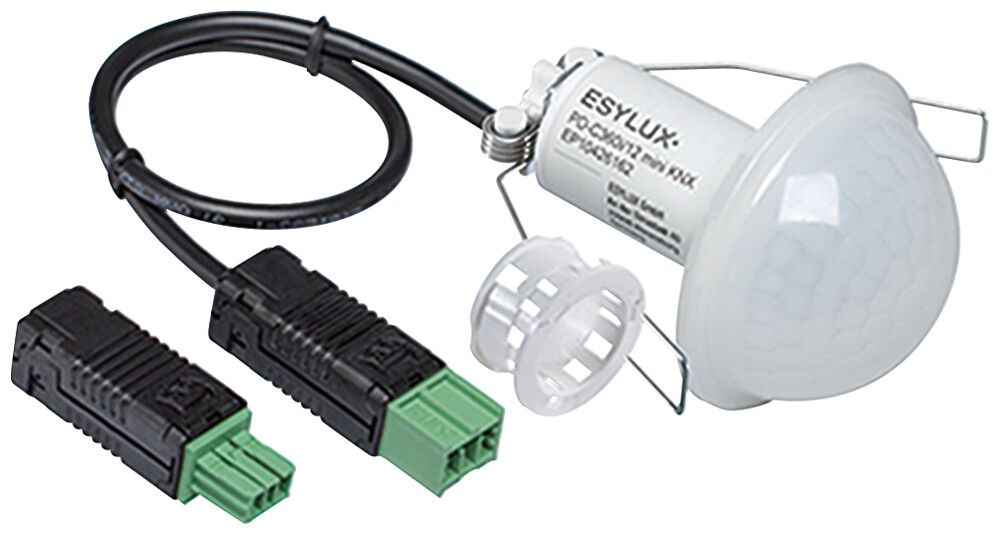 Rilevatore di presenza INS KNX ESYLUX PD-C 360i/12 mini KNX, opale opaco