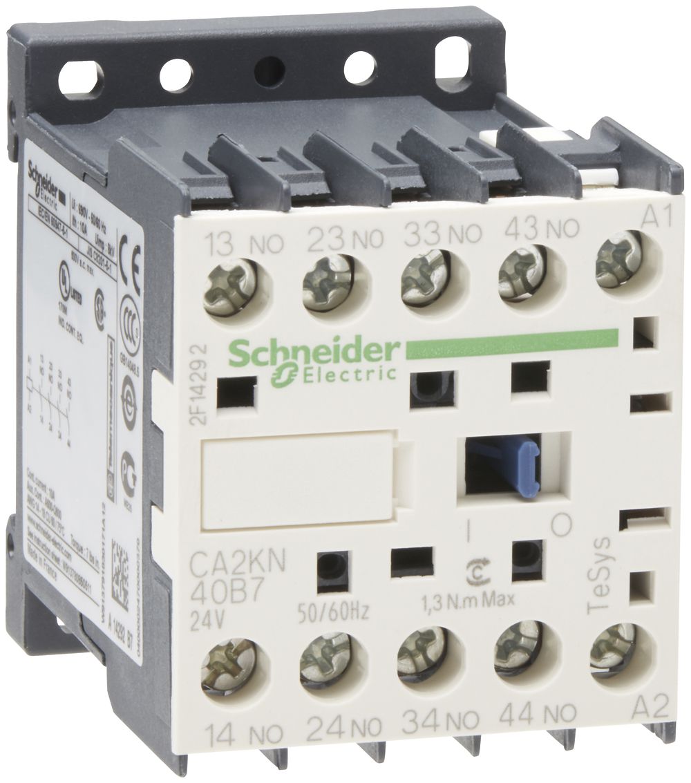 Contattore ausil. Schneider Electric CA2-KN40 B7 4Ch
