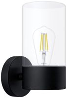 Wandleuchte Philips Flareon E27 1×25W IP44 Ø120×270×165mm schwarz