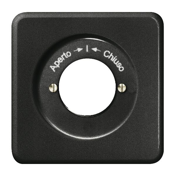 Kit frontal (Aperto-I-Chiuso) pour cont.rot.imp.à clé noir