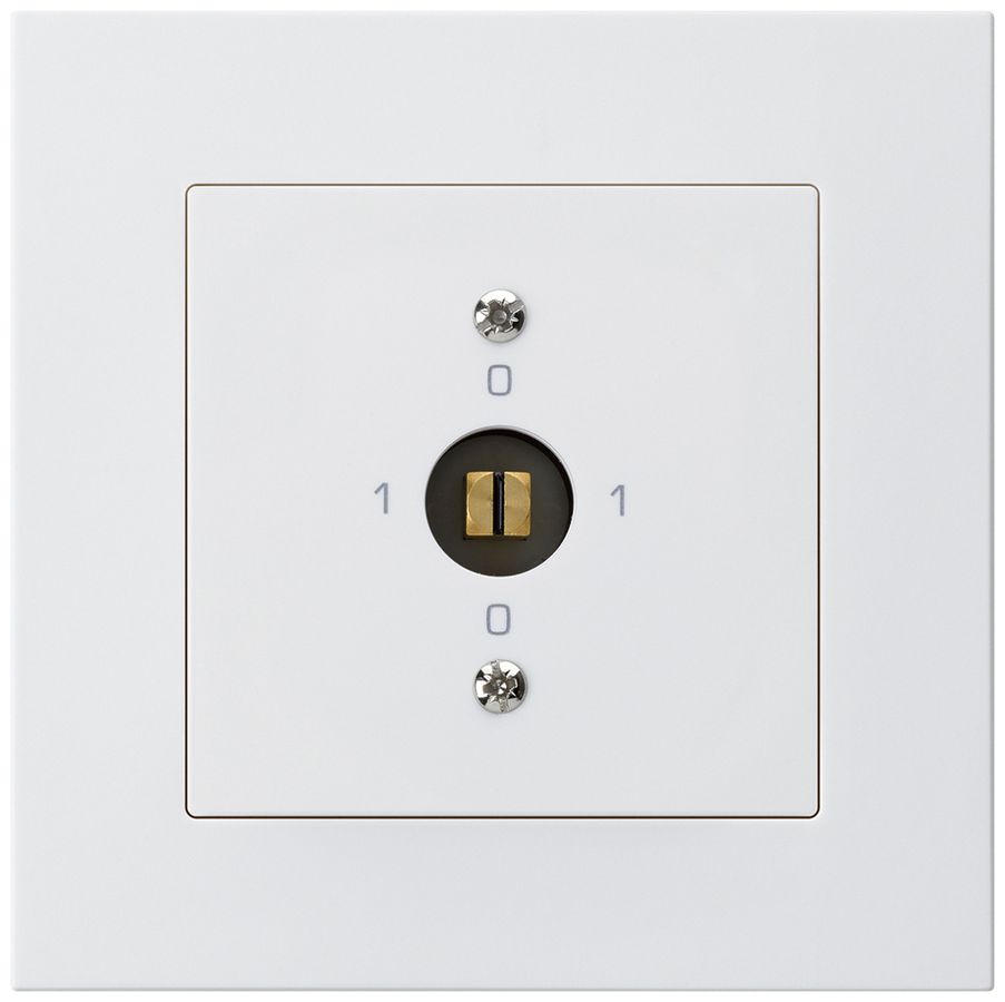 UP-Steckschlüsselschalter kallysto.pro 0/1L weiss