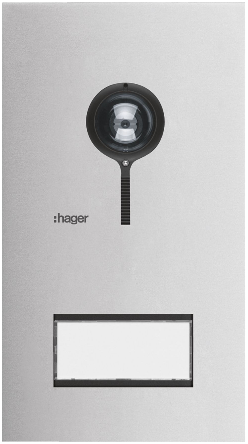 Aussenstation Video Hager elcom.one 2-Draht für 1Wohnung Edelstahl