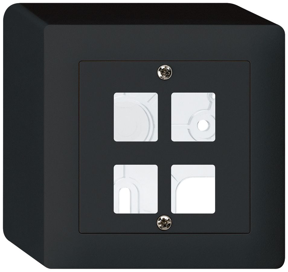 AP-Frontset kallysto Q für 4 Module schwarz