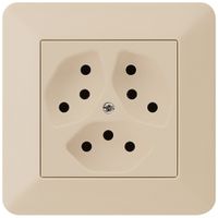 UP-Steckdose kallysto.trend 3×T13 beige