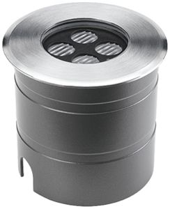 Lampada di terreno LED INS SG Nemo IP67 4W 160lm 3000K DIM Ø110×100mm antracite