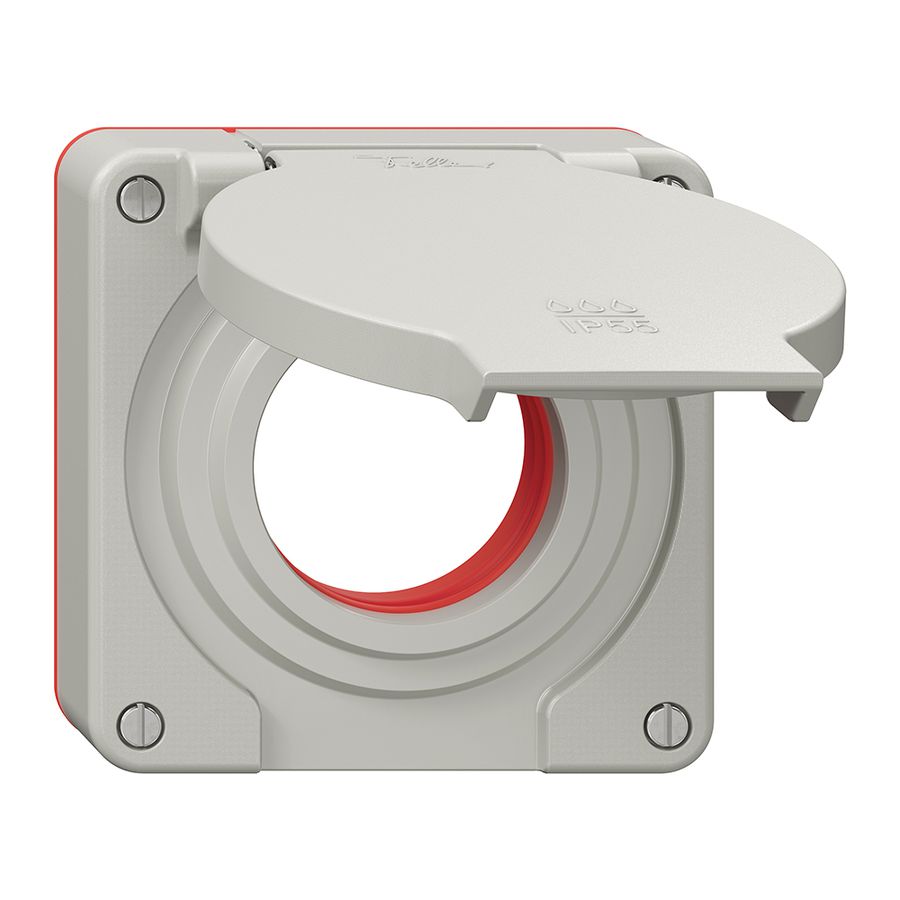 Couvercle avec clapet NEVO Ø42mm IP55 grc (joint ro)