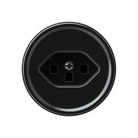 Presa origin 1×tipo 23 16A 230V 60×60mm nero