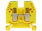 Durchgangs-Reihenklemme Woertz Ex 2.5…6mm² 41A 1000V Schraubansch.2×1 TH35 gn/gb