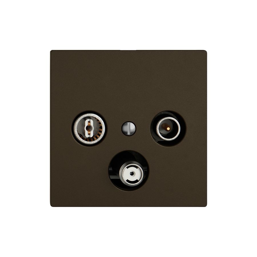 Antennendose TV-R-SAT EDIZIO.liv SNAPFIX® DB53 Stichdose br