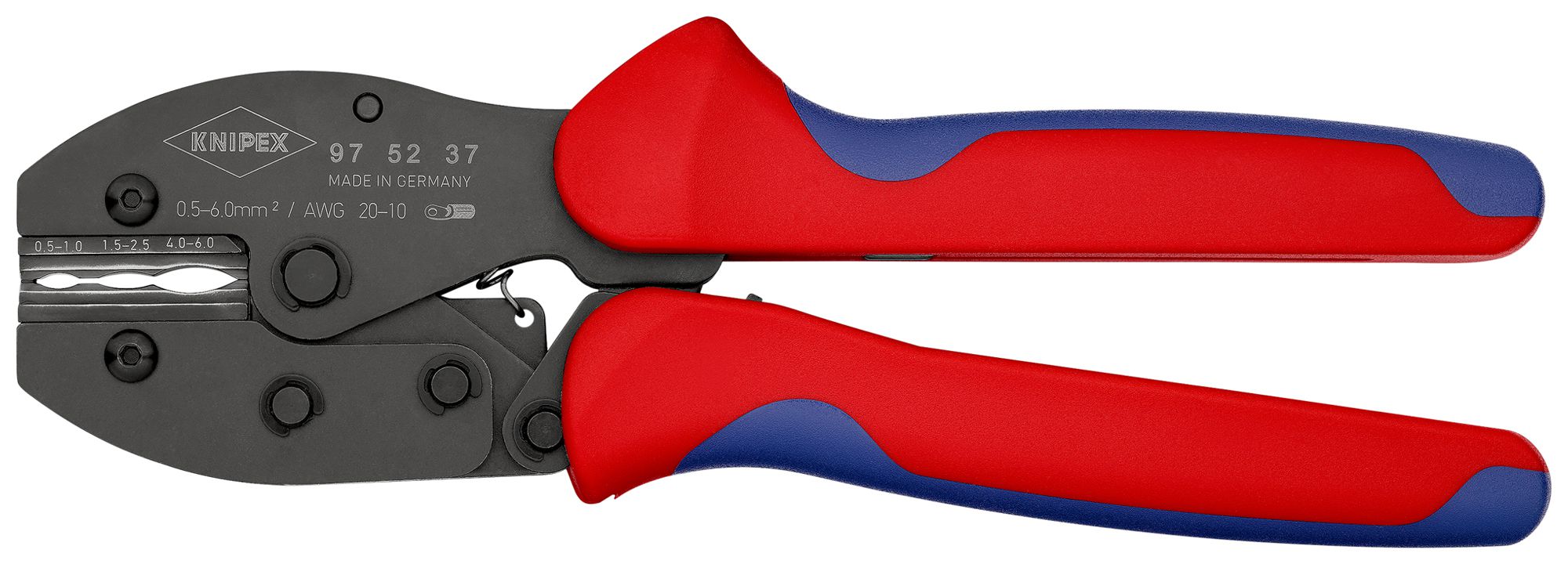 Crimpzange KNIPEX PreciForce 220mm, 0.5…6mm²