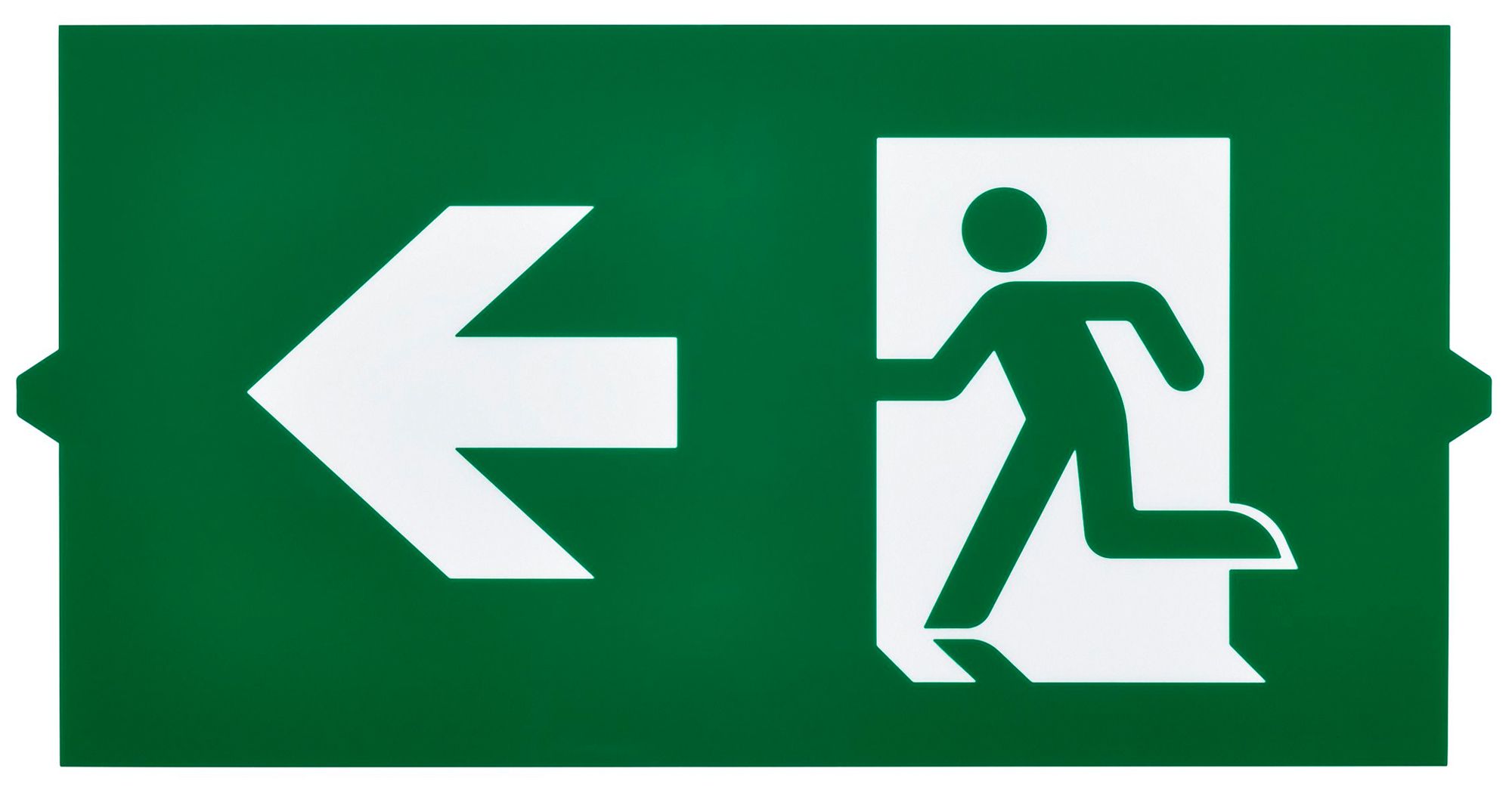 Piktogramm Philips EM155Z Ausgang links Doppelseitig 314×158mm