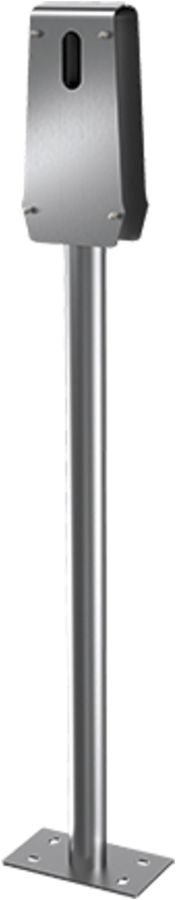 Edelstahlsäule Mennekes für 2×AMTRON® Compact Wallbox, 1280×167×117mm, 9.5kg