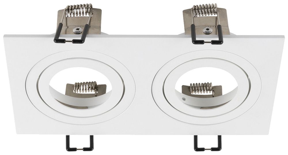Coffret vide SLV NEW TRIA aluminium 170×90mm blanc 2×Spot