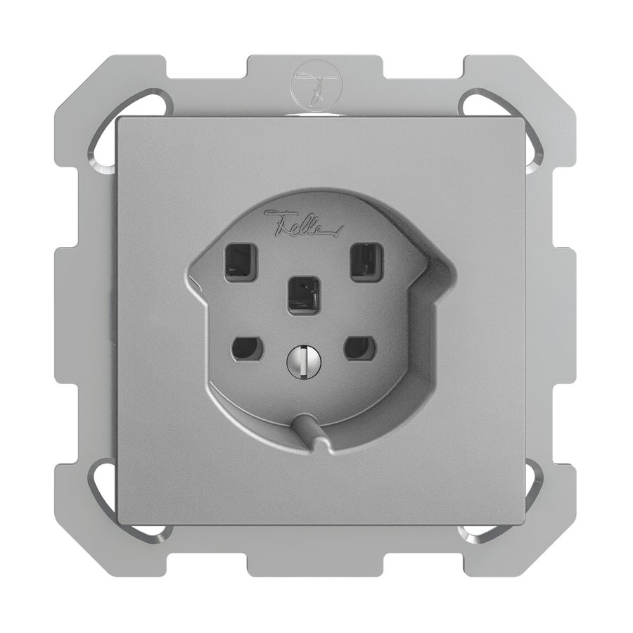 UP-Steckdose EDIZIOdue T25 16A silver, mit Steckklemmen
