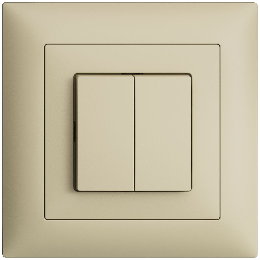 UP-Schalter EDIZIOdue 1/3+3/1P vanille