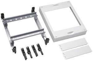 Baustein Hager univers N 300×250mm für 2 Trenner DIN00 auf Hutschienen