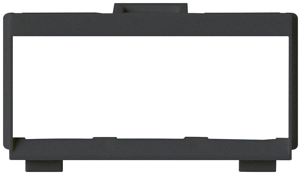 Modulo multimedia kallysto M3 CUC vuoto per 3 Tera Siemon cat.7 nero