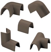 Verbindungs-Set MAX HAURI cablefix für Minikanal 5mm 10 Stück braun