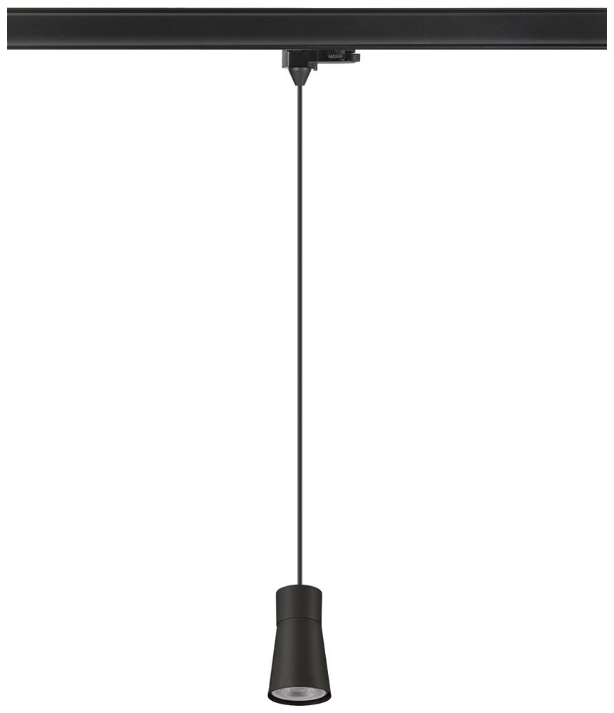 Pendelleuchte SLV PURI 2.0 Cone AD3PH GU10 1×6W DIM Ø55mm schwarz