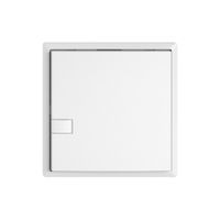 KNX-Taster RGB EDIZIO.liv SNAPFIX® Temperaturfüh.o.LED 1×Taste 1-Tbed.ws