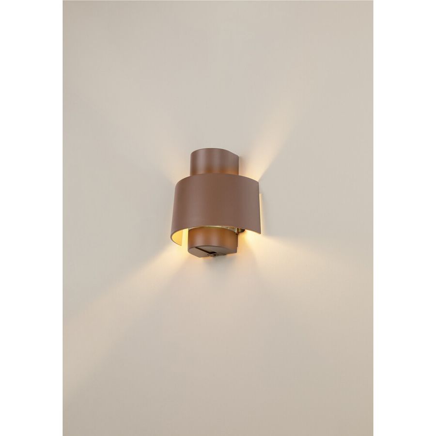 Wandleuchte SLV PHOTONI E27 1×13W IP65 DIM 109×218×225mm Rost