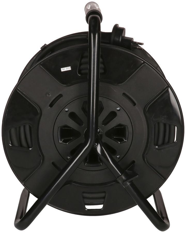 Enrouleur de câble MAX HAURI matière synth.230V 10A 3×T13 50m 3×1.5mm² IP55 noir