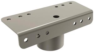 Adattatore per palo SLV FLOODLIGHT acciaio Ø76×266mm grigio