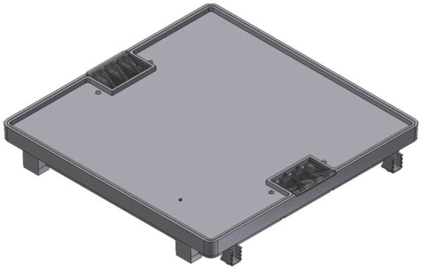 Abdeckung Woertz DAK 8825 kpl 280×280mm TSF KM