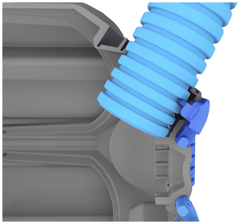 Hohlwanddose HSB D83, Gr. 2×1, 143×83×65mm GDP 850°C