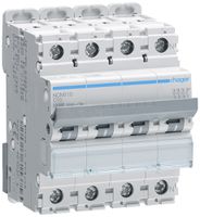 Leitungsschutzschalter Hager MCB 3P+N 415V Typ C 10A Icn 10kA Icu 15 kA 4TE