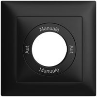Kit front. Aut.-Manuale-Aut.- Manuale EDIZIOdue 88×88mm nero