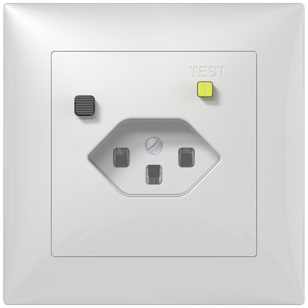 Prise FI ENC SIDUS B T23 30mA blanc brillant