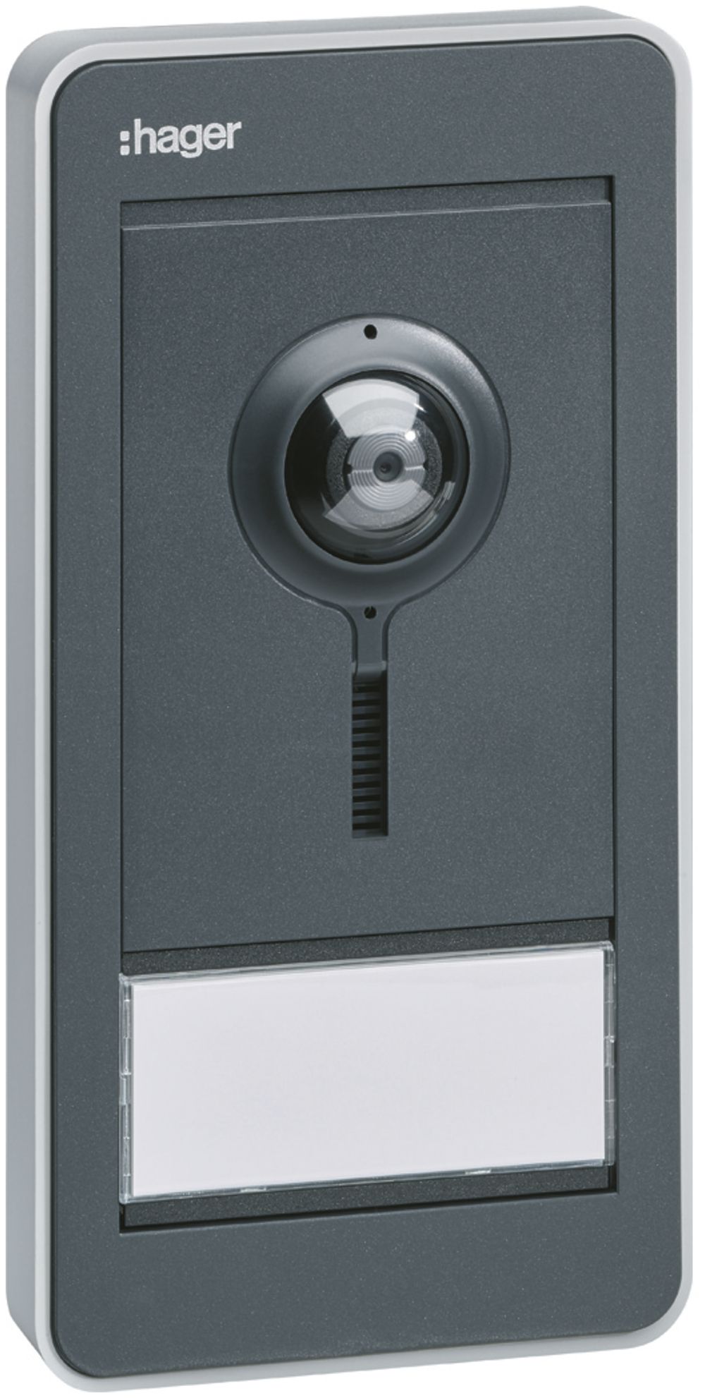 AP-Aussenstation Video Hager elcom.fon 2-Draht für 1Wohnung, anthrazit