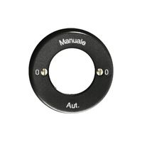 Frontset 0-Manuale-0-Aut. schwarz für Schlüsselschalter FH