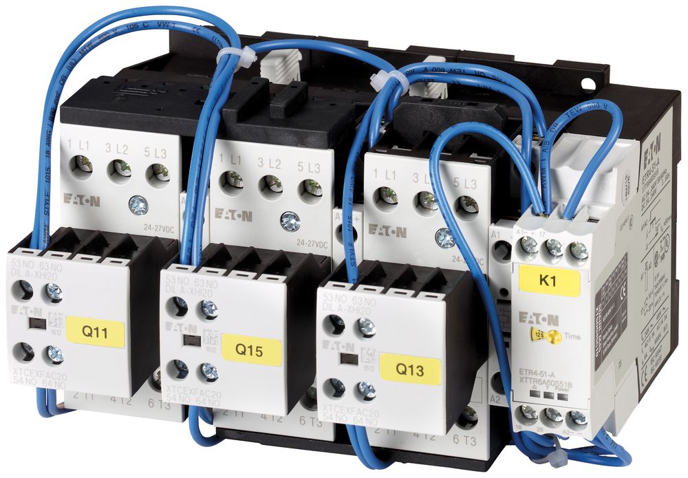 Contacteur étoile-triangle ETN SDAINL 5.5kW 400VAC