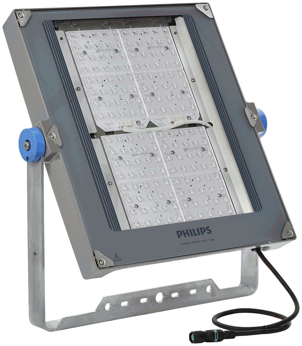 Projecteur LED CoreLine tempo XL BVP140 LED480-4S 41K3/740 PSU S 295W