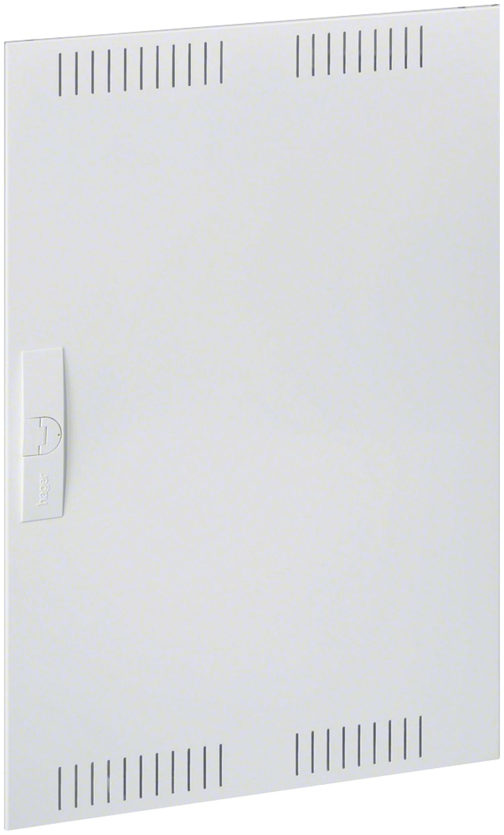 Tür rechts geschlitzt Hager univers 519×769×12mm IP3X weiss
