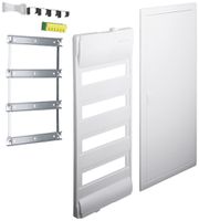 Ausbaupaket Hager volta mit Rahmen/Tür 4-reihig