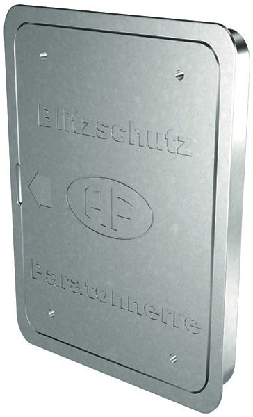 Revisionstüre zu UP-Messtrennstelle Flury AL58, Inox A2