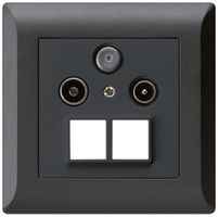 UP-Antennendose R/TV/SAT HMS kallysto.line schwarz