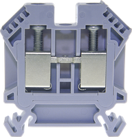 Durchgangs-Reihenklemme Woertz Ex 4…10mm² 57A 1000V Schraubanschluss 2×1 TH35 gu