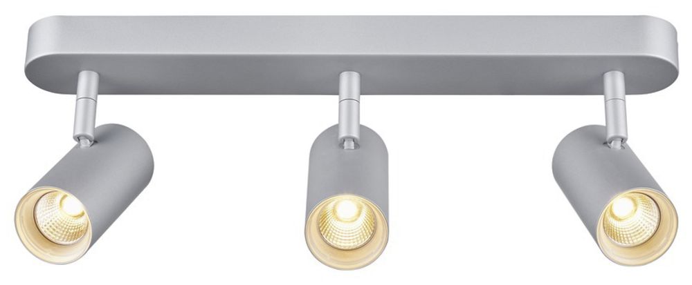 LED-Decken-/Wandleuchte SLV NOBLO-3 24W 1800lm 2700K 36° 400×127×105mm silber